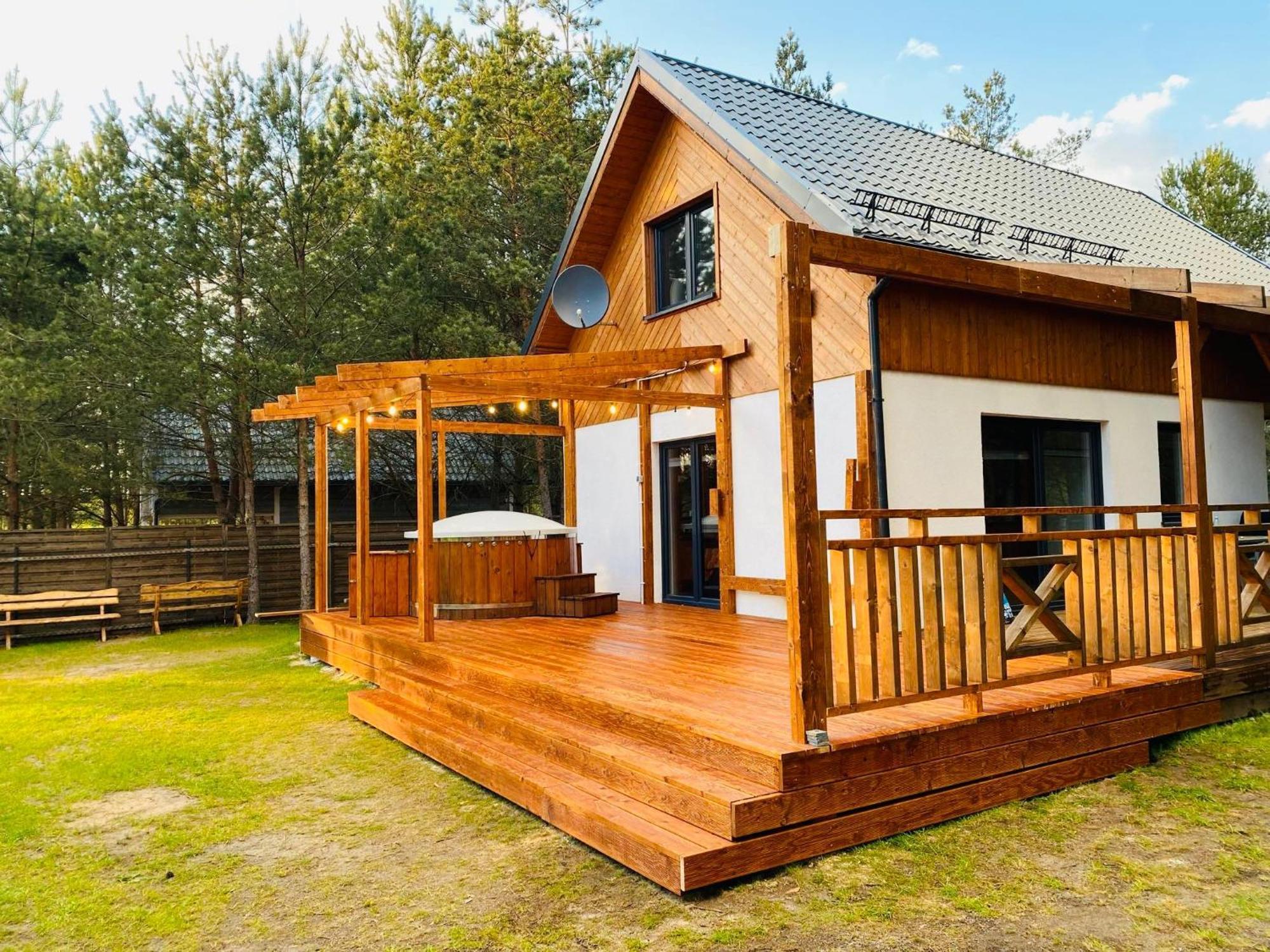 Domek Bartoszylas Z Sauna I Balia Zewnętrze zdjęcie